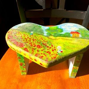 Hand Painted Step Stool
